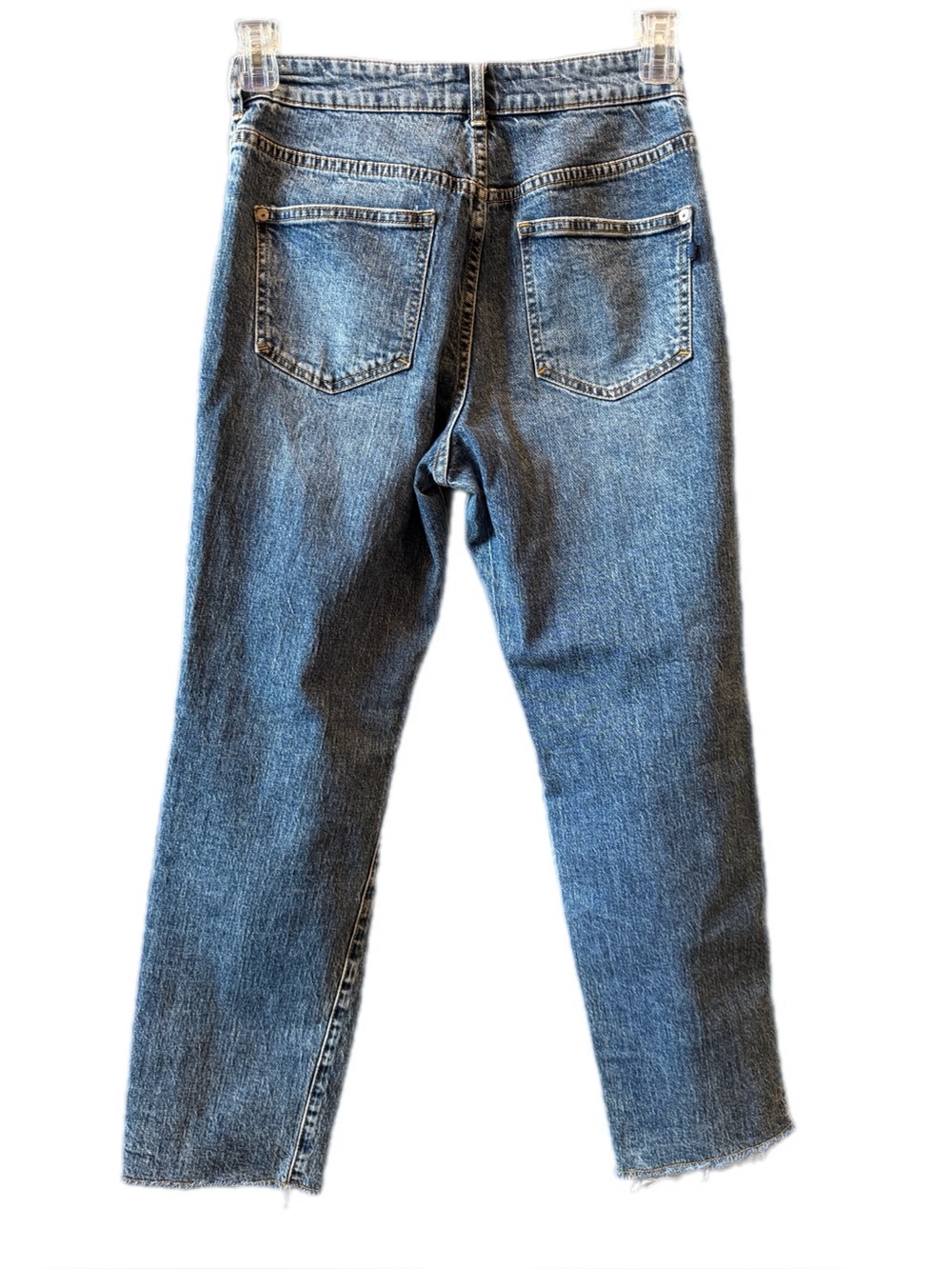 Pilcro Vintage Straight Distressed Blue High-Rise jeans size 29 like new - Picture 4 of 15